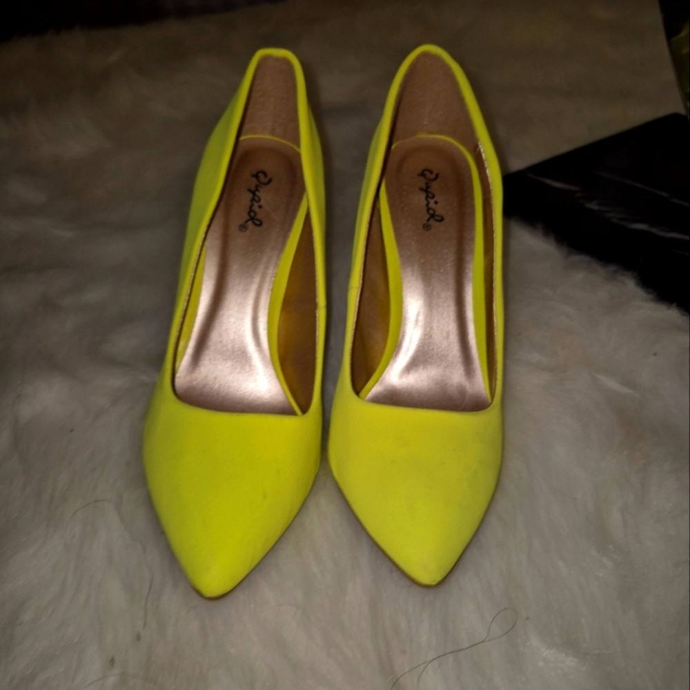 Brand new sexy neon green heels